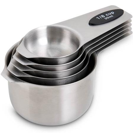 Mrs. Anderson's Stainless-Steel Magnetic Measuring Cups Set/5