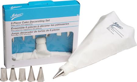 Pastry Decorating Kit w/6 Tips & Pastry Bag